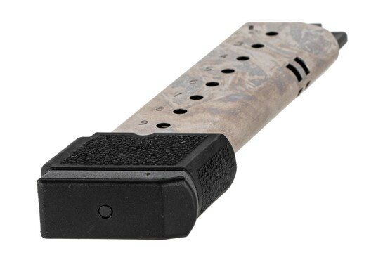 The Sig P220 Extended 45 acp Magazine features a textured polymer base pad